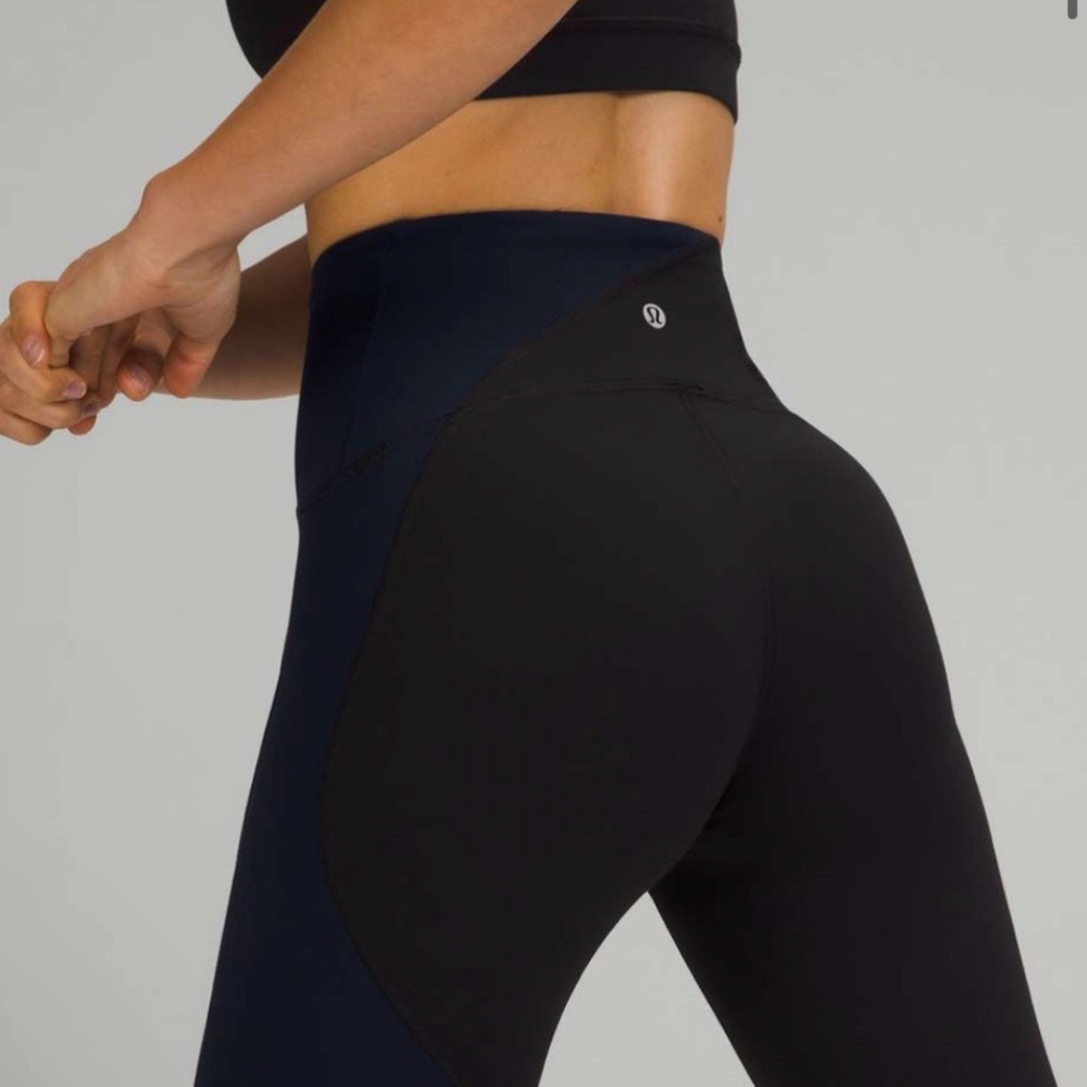 Lululemon Leggings Nulu Color Block 8 - image 2